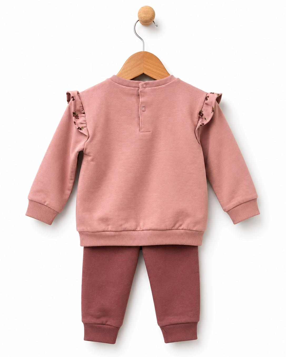 Mayoral Toddler girls casual pink outfit with floral print
