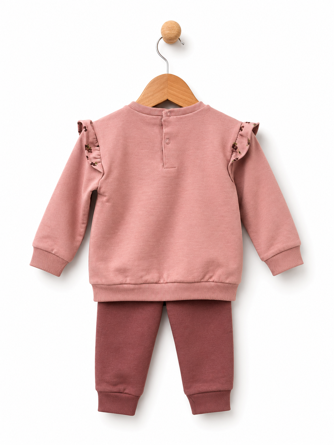 Mayoral Toddler girls casual pink outfit with floral print