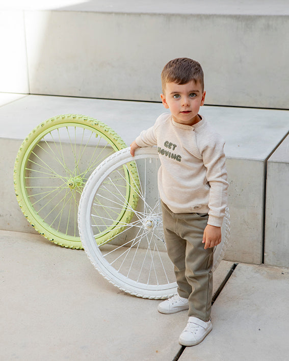 Baby boys & toddler casual sweatshirt and trouser outfit set