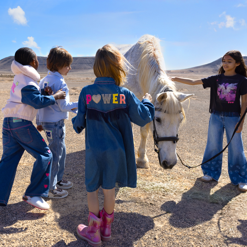 Billieblush girls pink jacket — outdoor lifestyle image