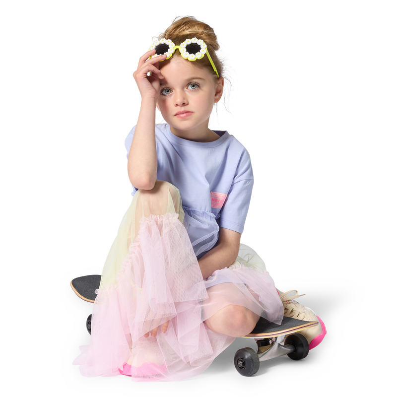 Billieblush girls ombre dress seated look tulle layers detail