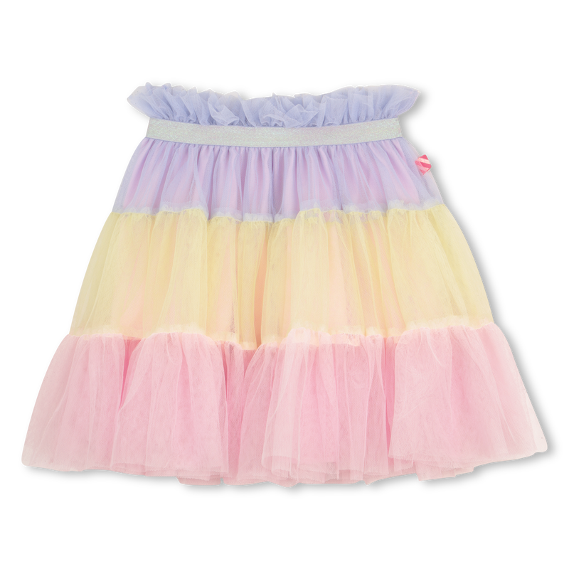 Billieblush girls ombre tulle skirt pastel layers front view