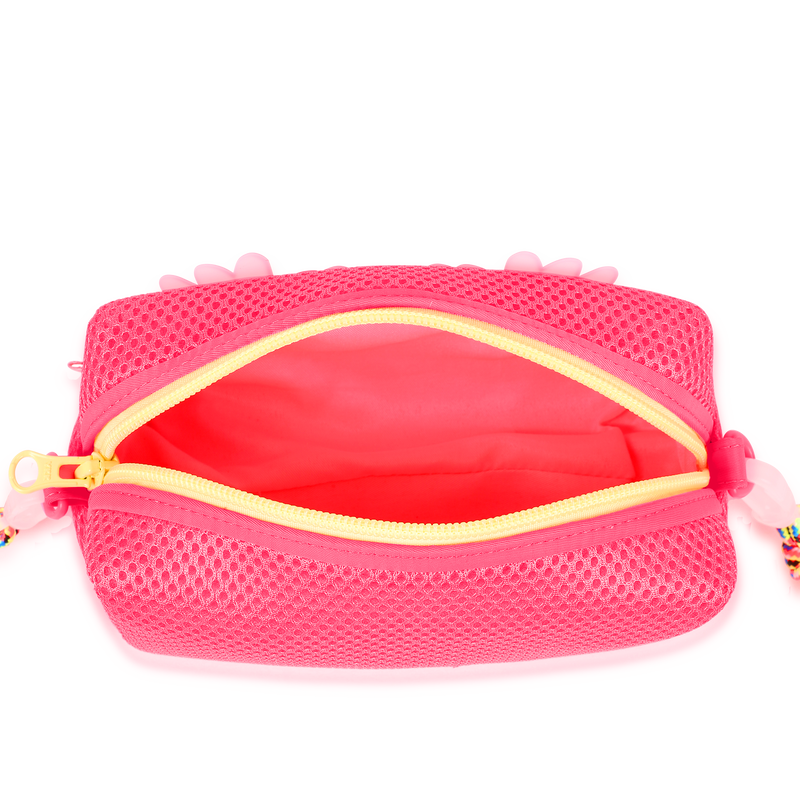 Billieblush girls bag zip opening interior view pink lining