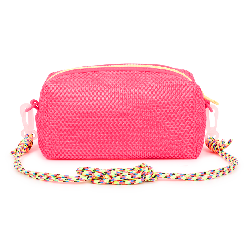 Billieblush girls pink crossbody bag back view rope strap