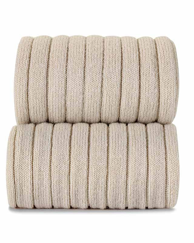 Condor beige ribbed cotton tights for girls