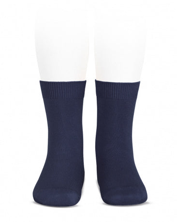 Condor unisex navy cotton kids ankle socks