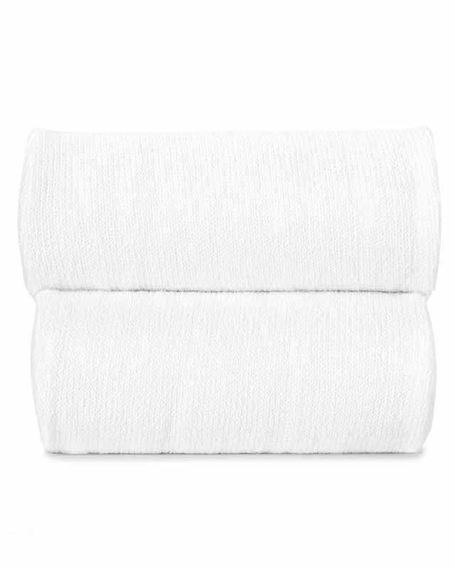 Condor white plain stitch short socks for children