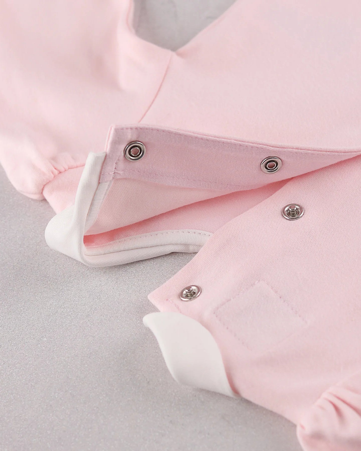 Emile et Rose Madeleine baby girls babygrow embroidered floral yoke and white collar detail