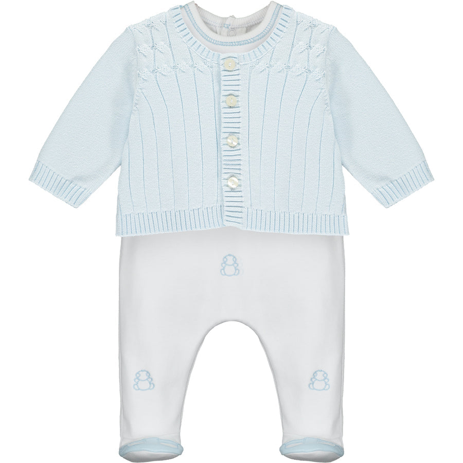 Emile et Rose Boys Archer Babygrow & Cardigan Set