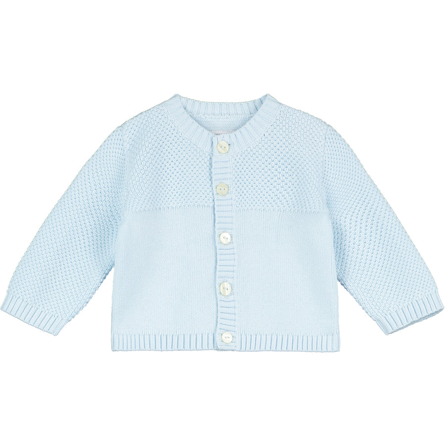 Emile et Rose Cypress Baby Blue Knit Cardigan