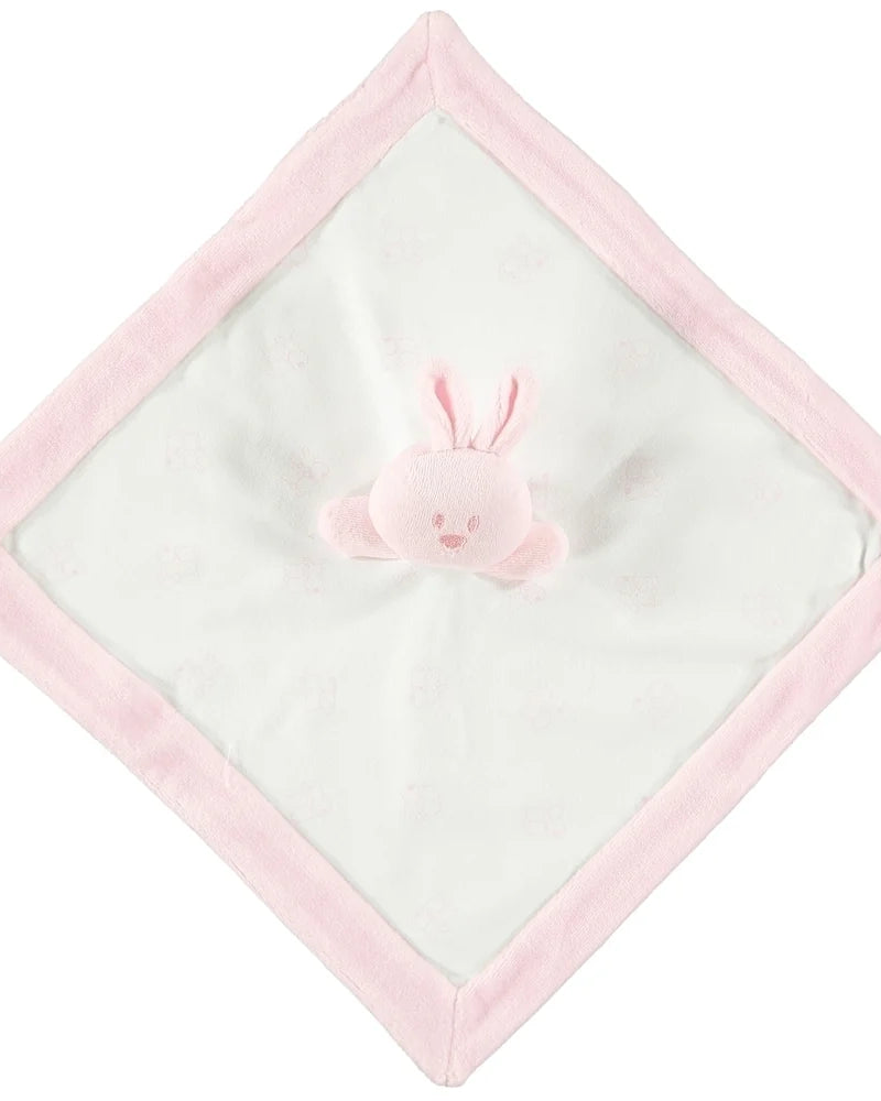 Emile et Rose Gemini bunny comforter blanket with Rose bunny head for newborn babiy girls
