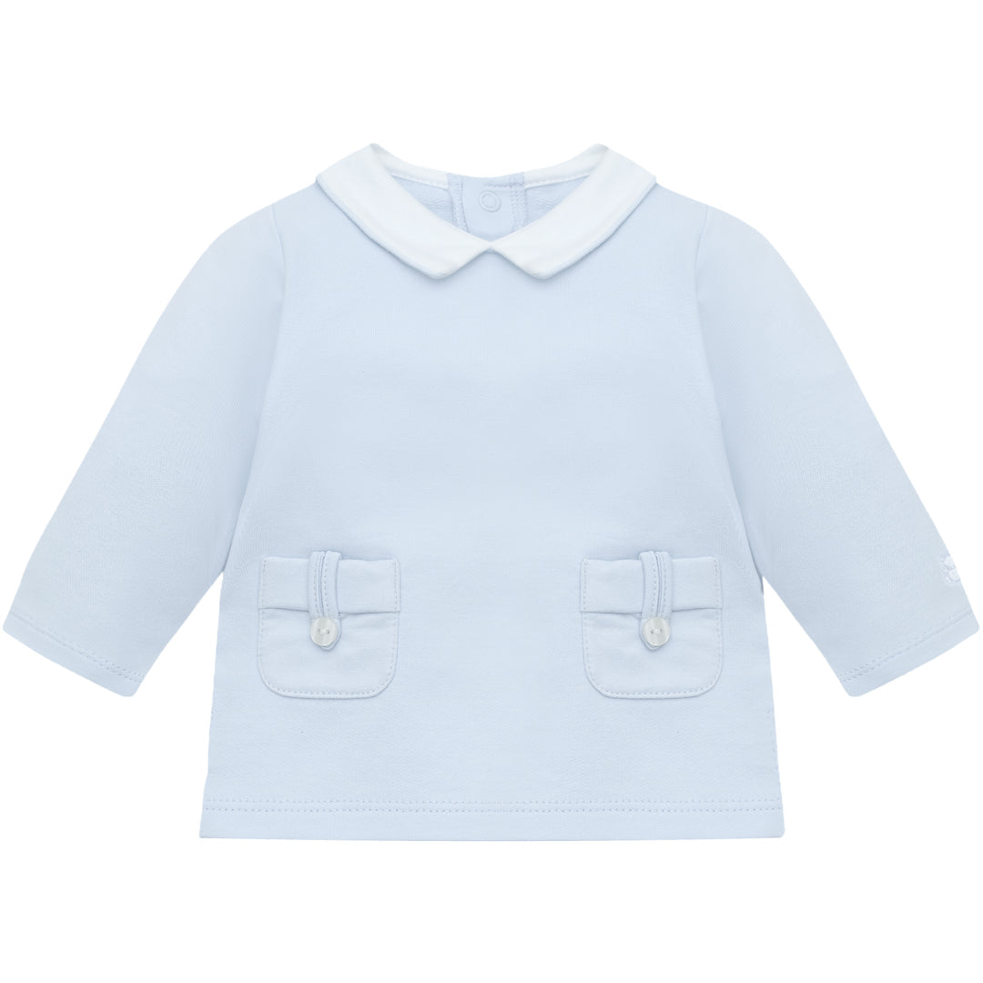 Emile et Rose baby boys blue smart occasion to with pockets