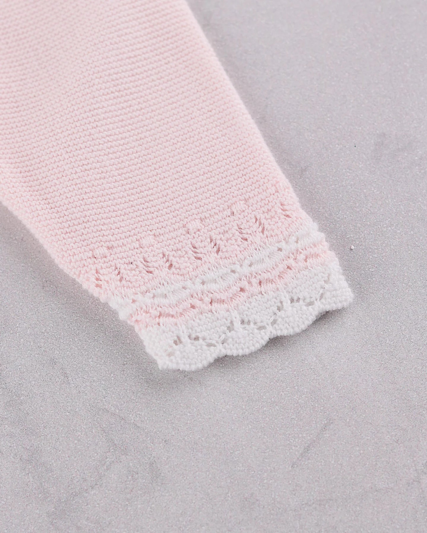 Close-up of the crochet lace sleeve detal on the Emile et Rose Millie dress