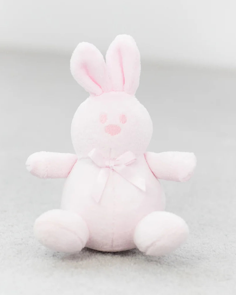 Emile et Rose Tilda newborn baby gift set with pink bunny comforter