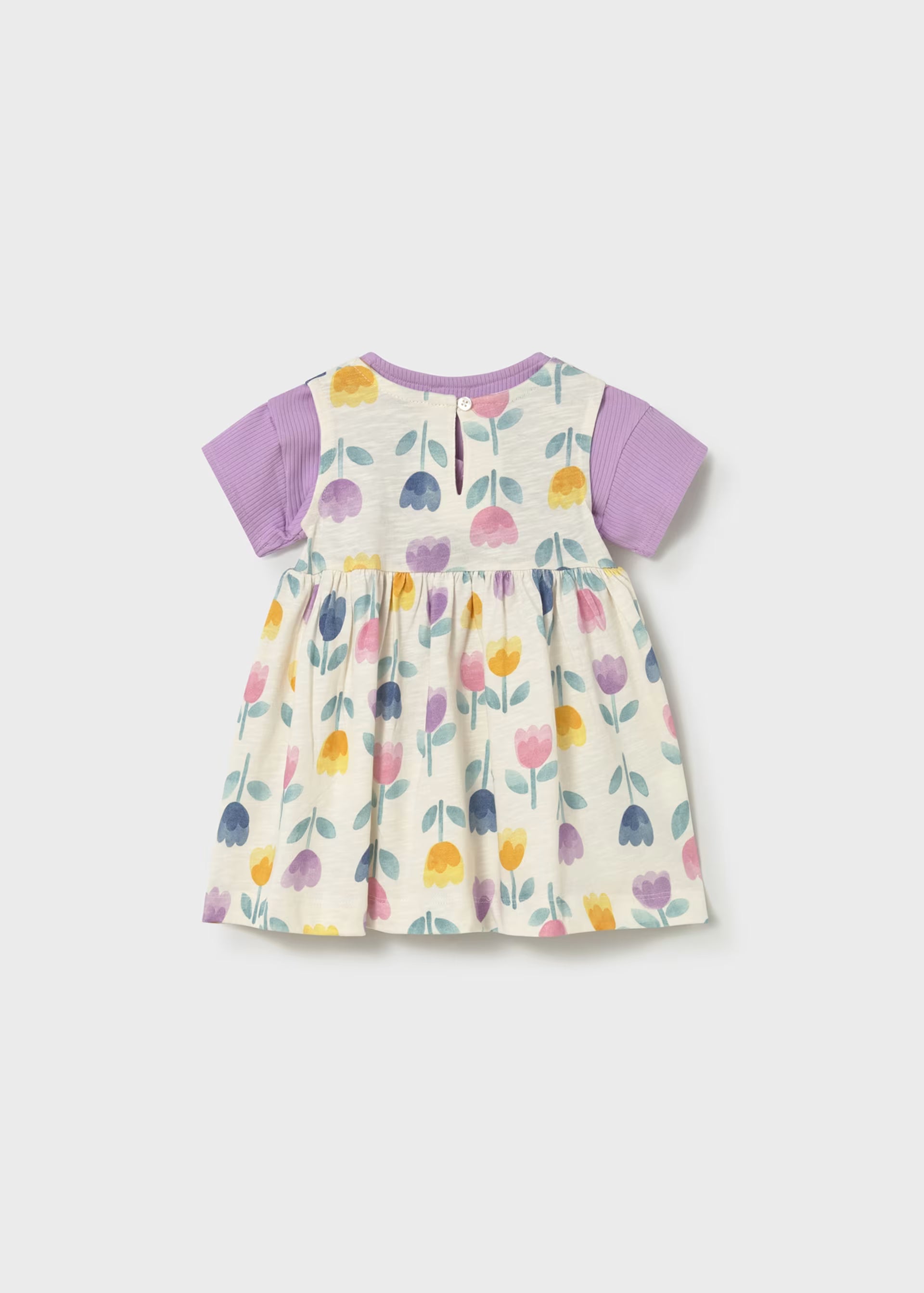 Mayoral baby girls outfit set back view