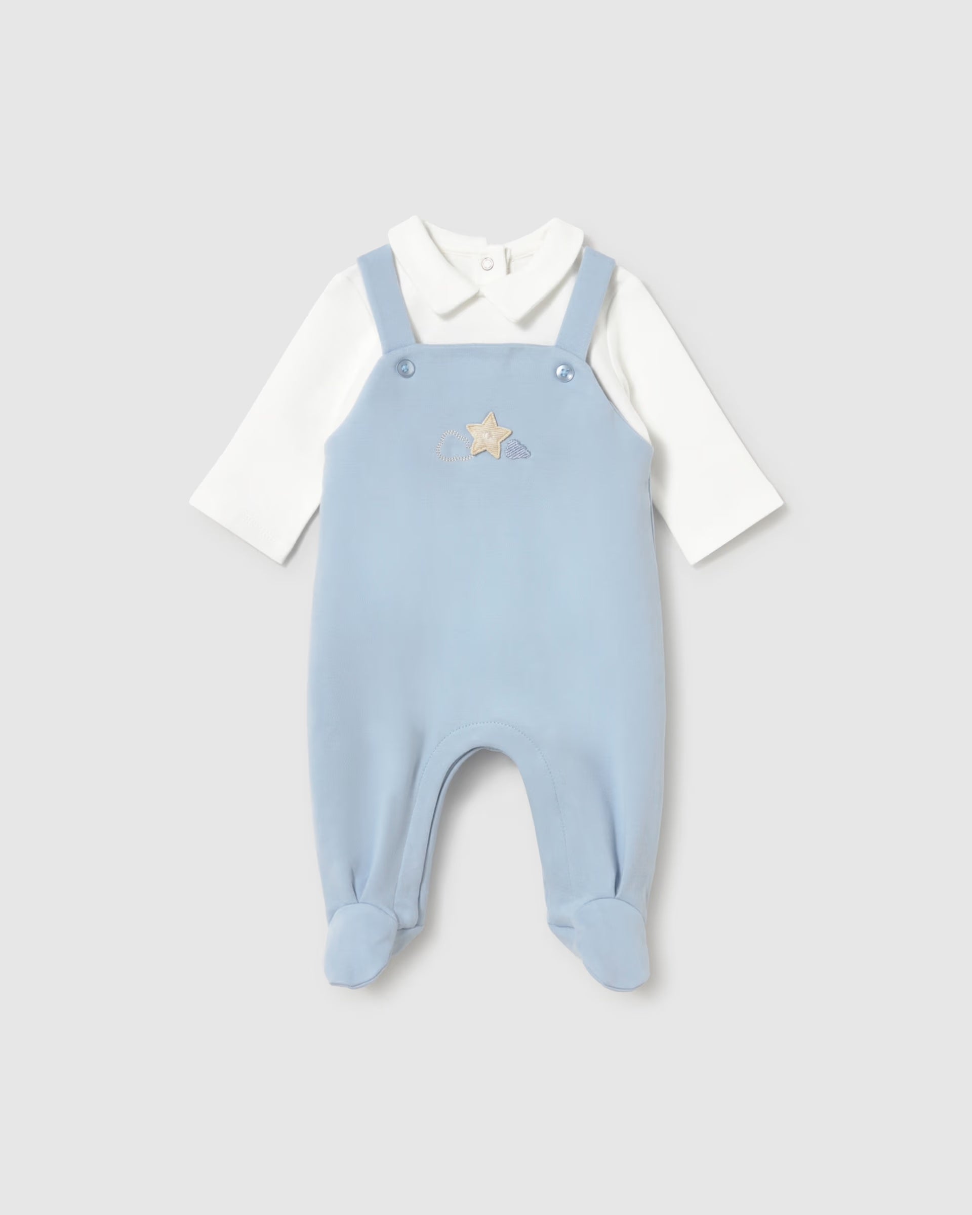 Newborn baby boys two-piece outfit set by Mayoral