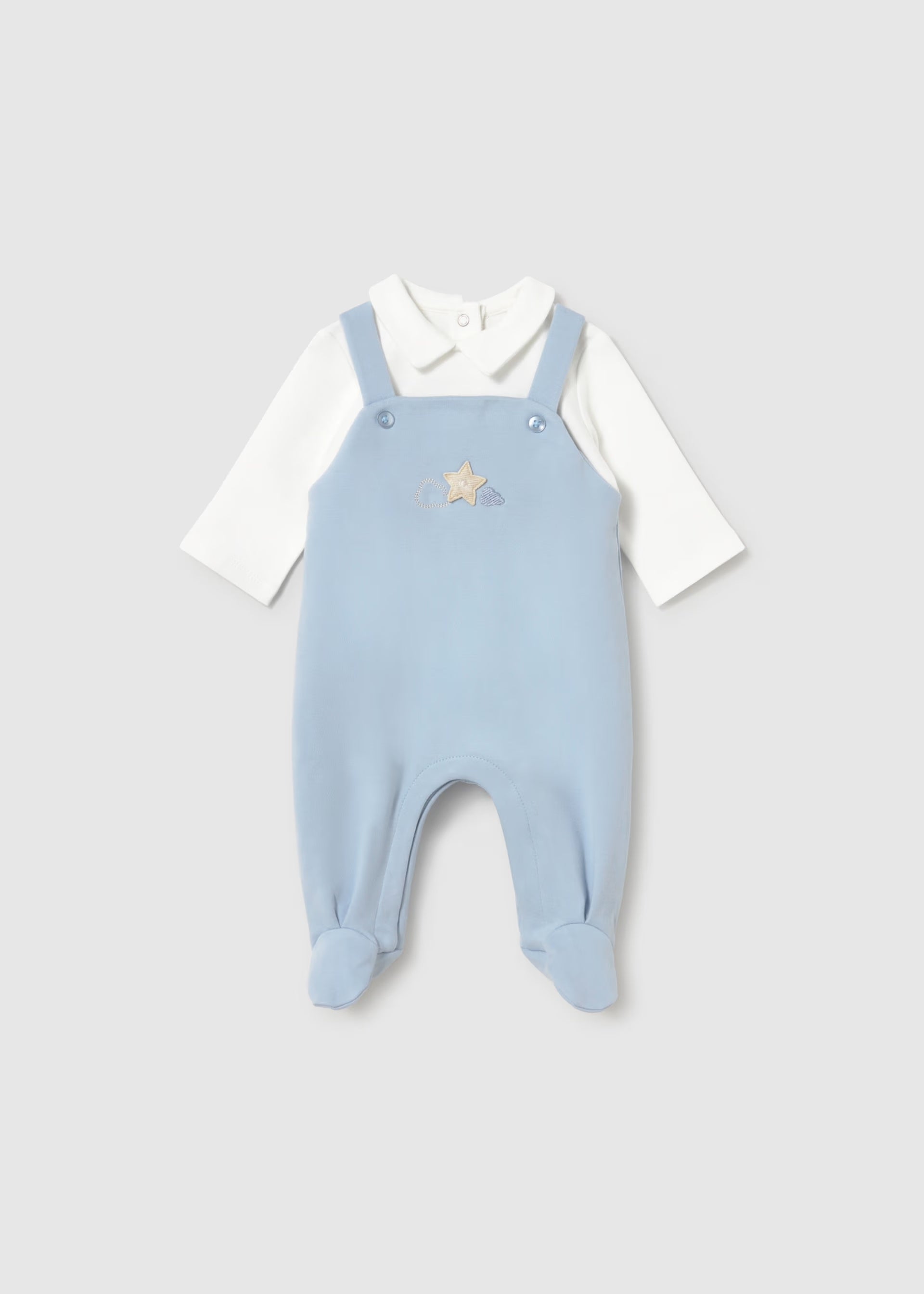 Newborn baby boys two-piece outfit set by Mayoral