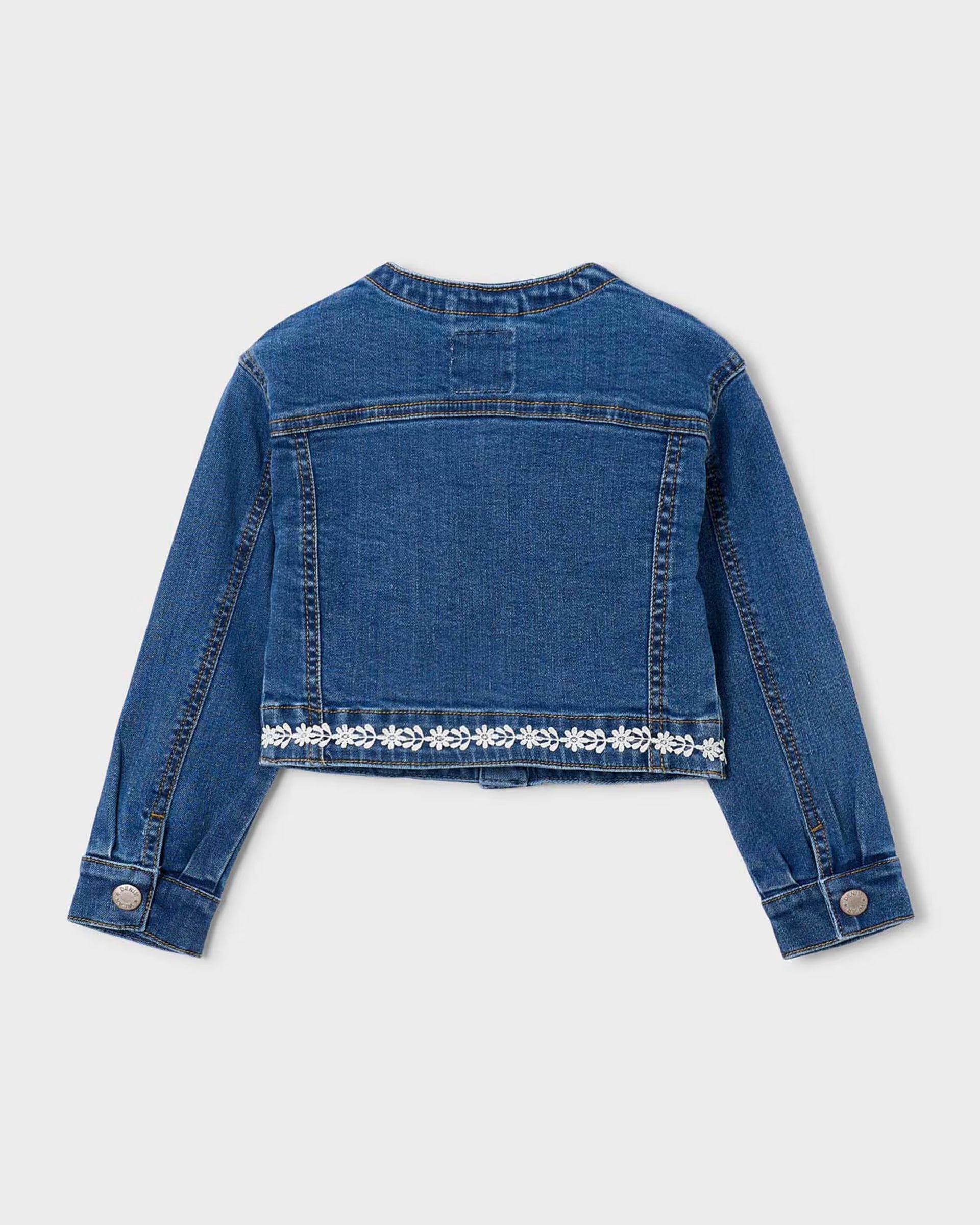 Mayoral girls embroidered denim jacket Ireland