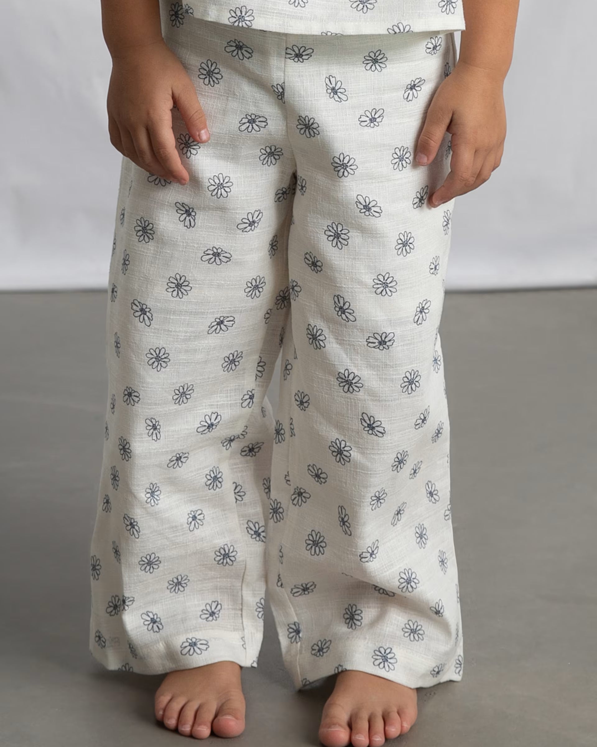 Mayoral girls daisy trousers wide leg detail