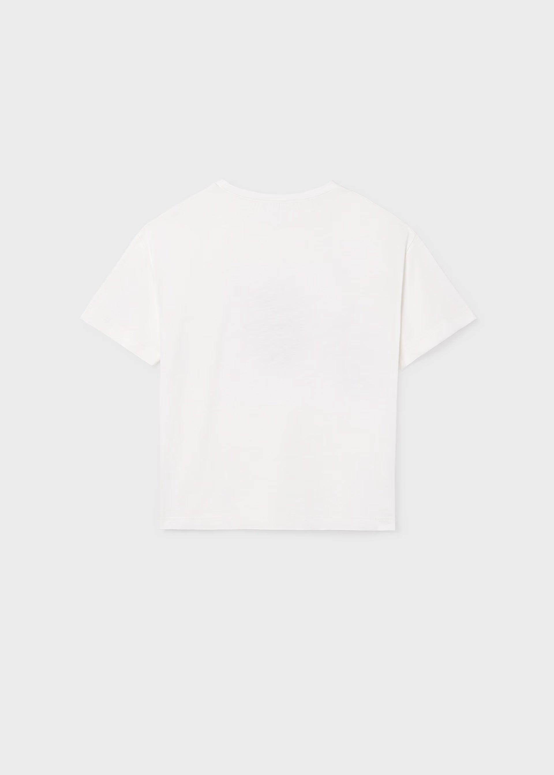 Mayoral girls short sleeve summer t-shirt back view