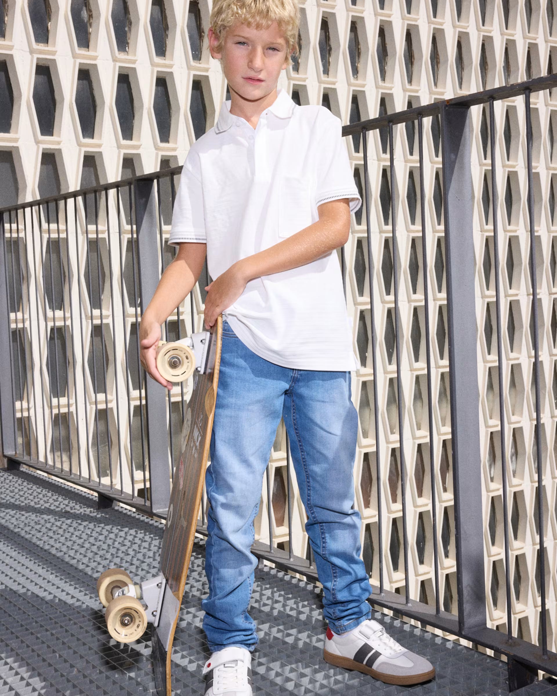 Mayoral boys polo shirt made with cotton fabric