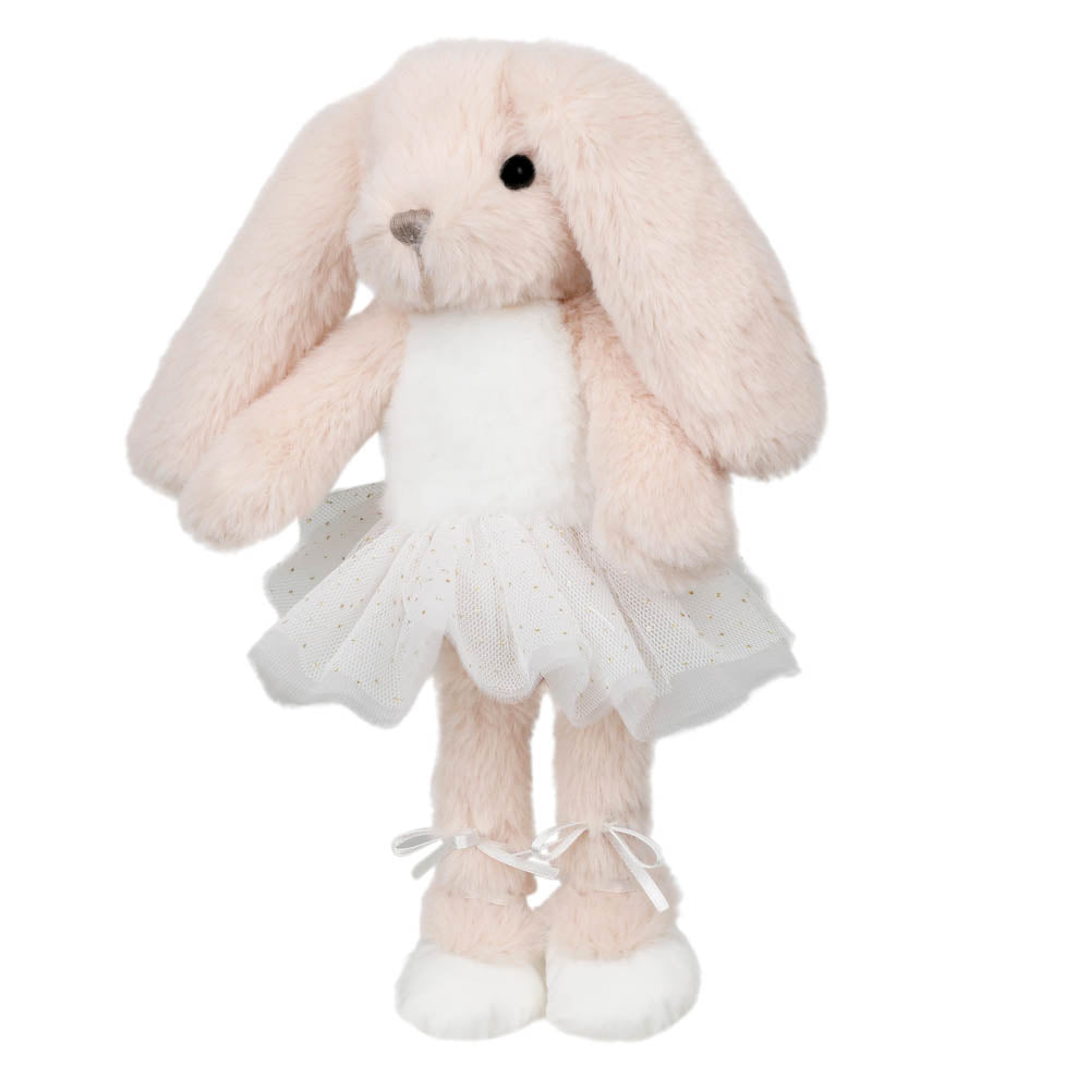 Wilberry Ballerina Bunny girls Teddy standing in tutu and ballet shoes