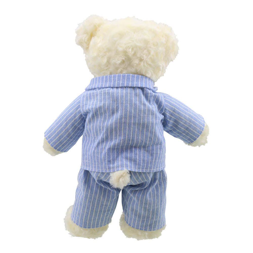 Wilberry Dressed Animals Bedtime Bear soft toy rear view