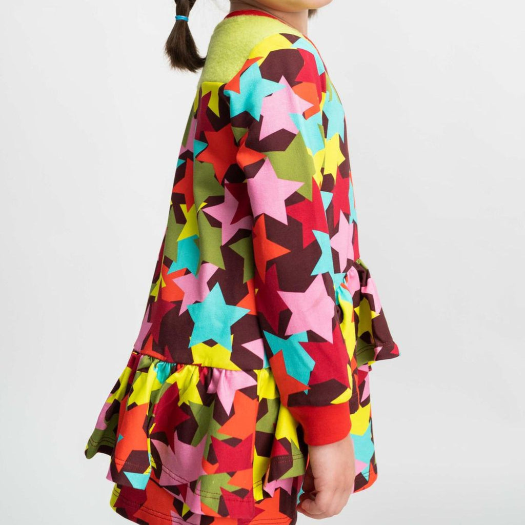 Rosalita Senoritas Bute Girls Colourful Star Print Dress