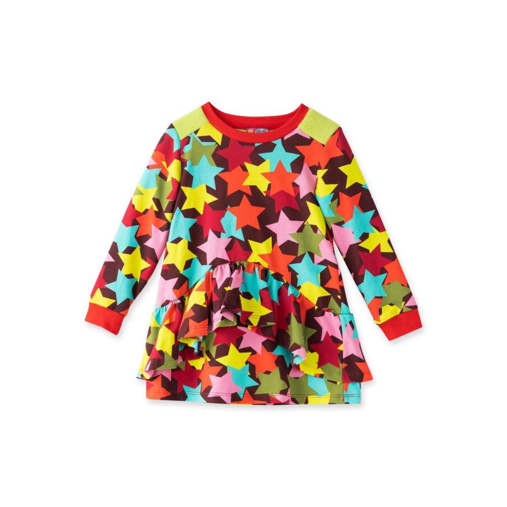 Rosalita Senoritas Bute Girls Colourful Star Print Dress