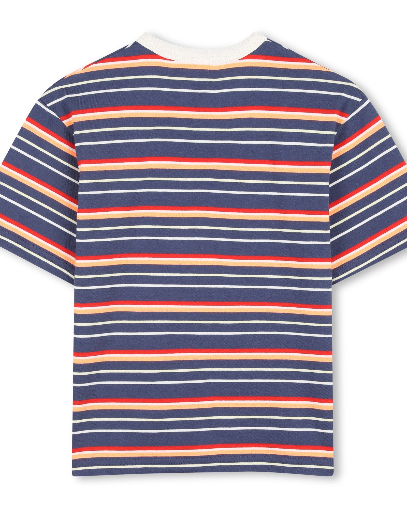 Timberland boys striped cotton T-shirt back view