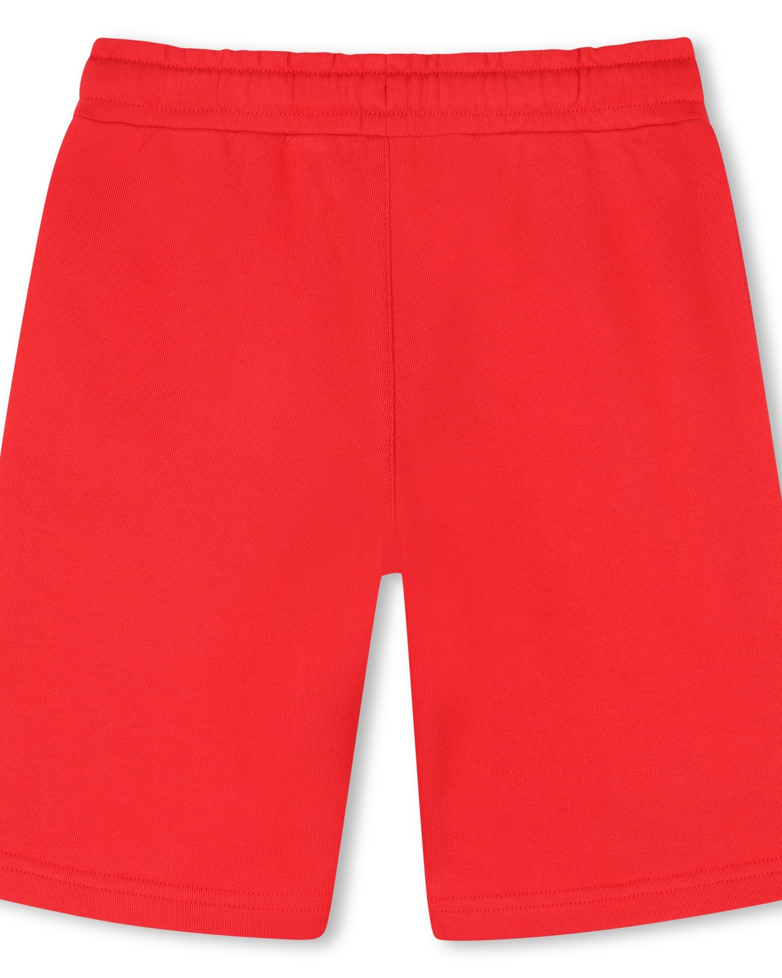 Timberland boys red summer shorts back view