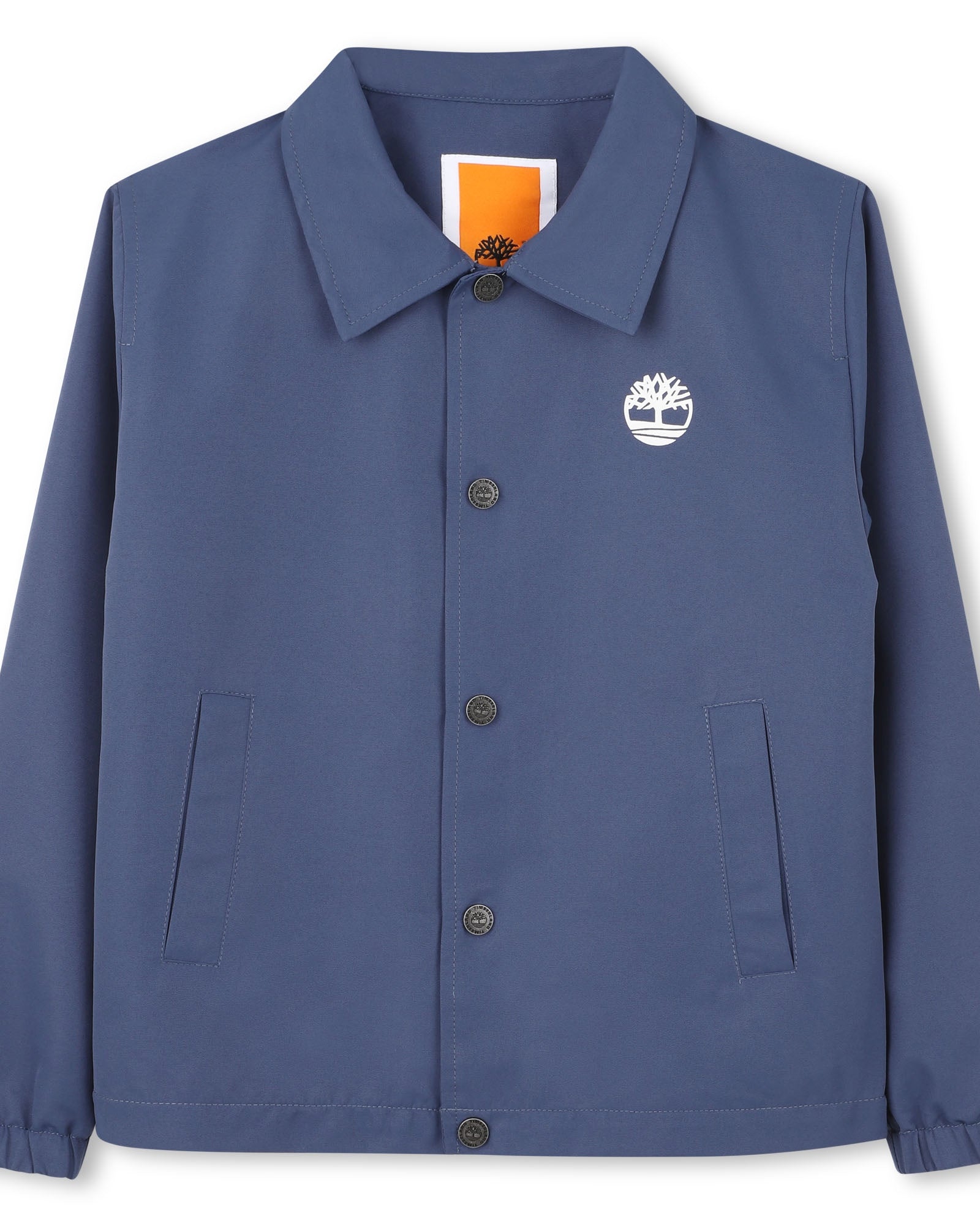 Timberland boys smart navy collared occasion jacket front view