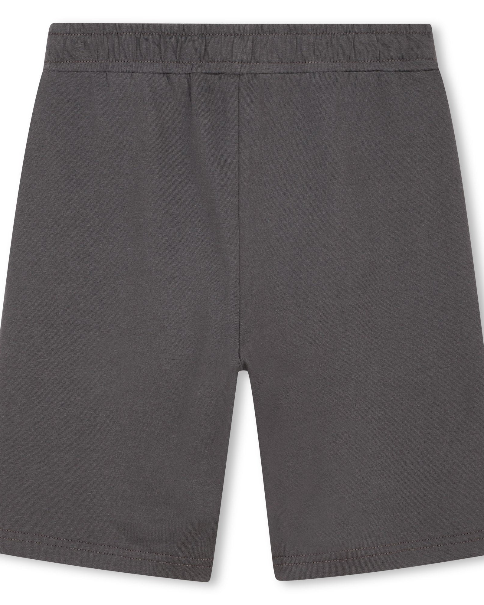 Timberland boys charcoal jersey shorts back view