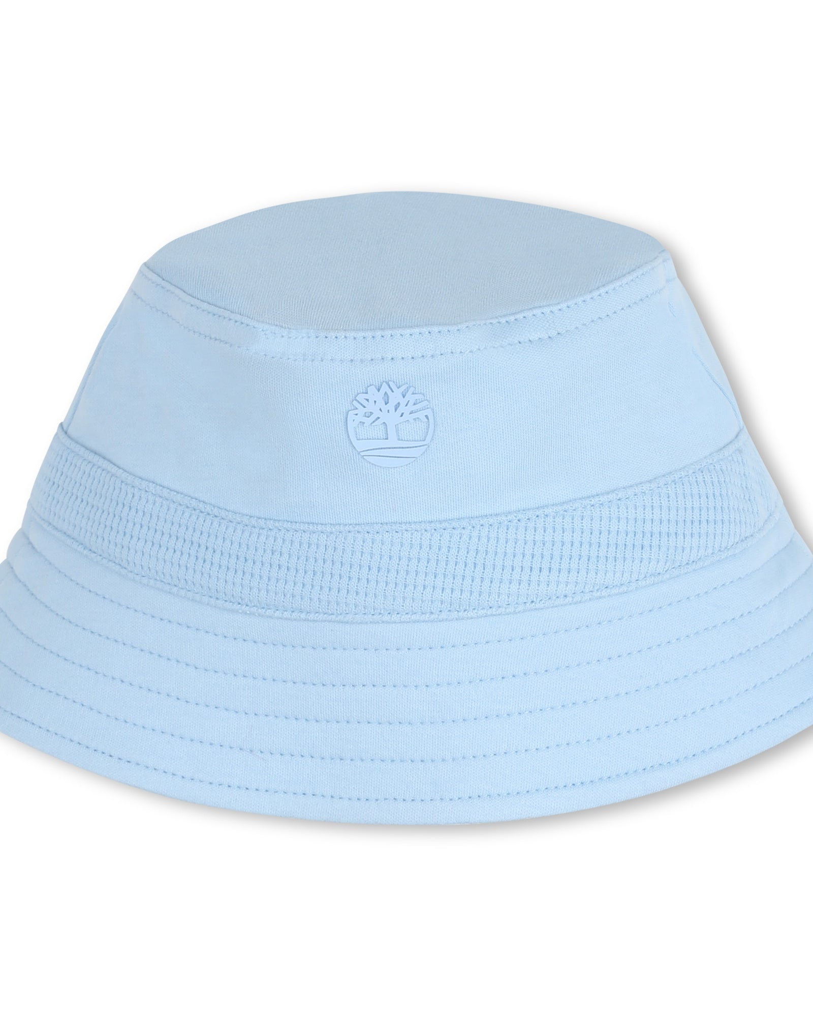 Timberland baby boys blue bucket hat with embroidered logo