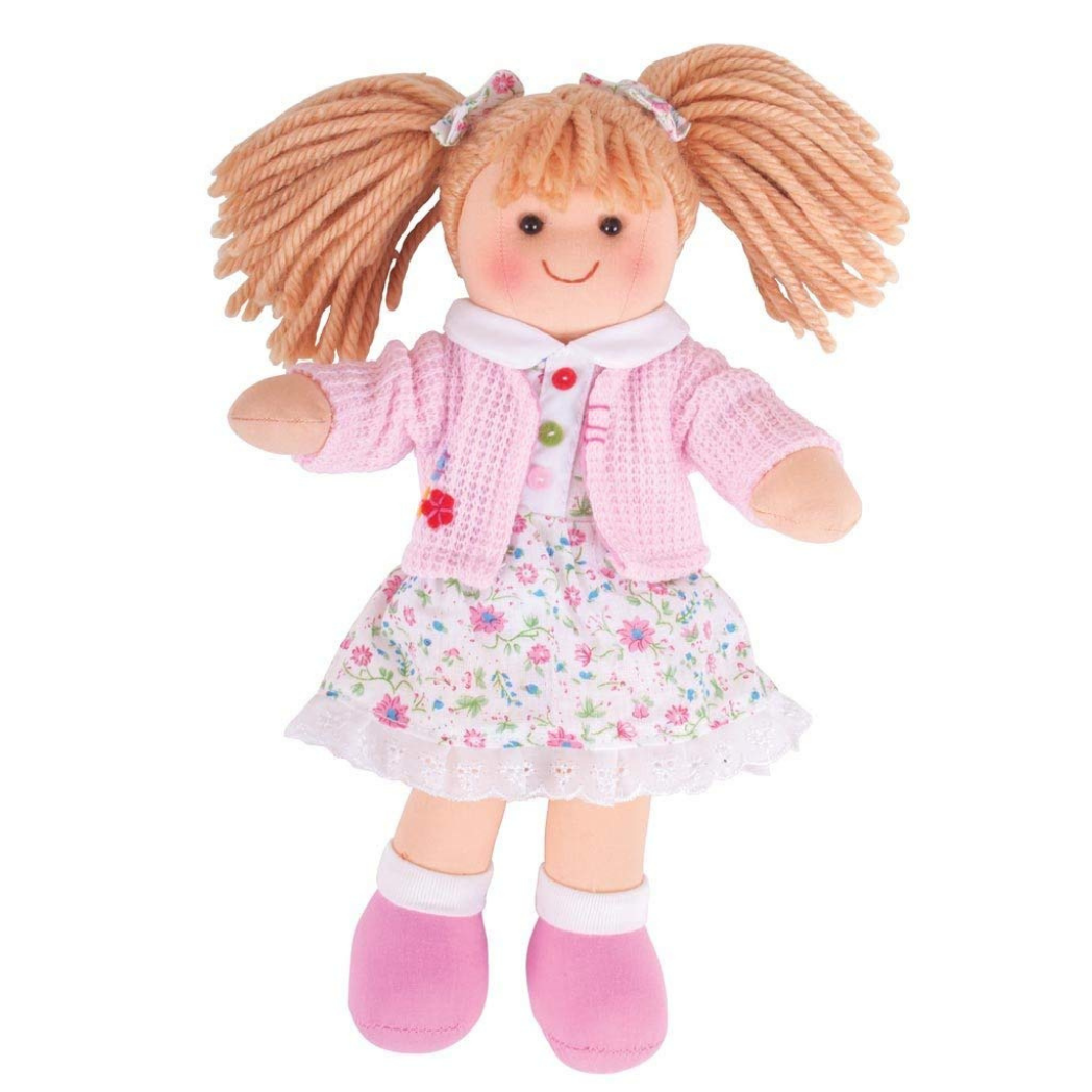 Big Jigs Pink Poppy Soft Fabric Doll