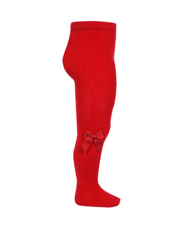 Condor red cotton tights for girls dresse