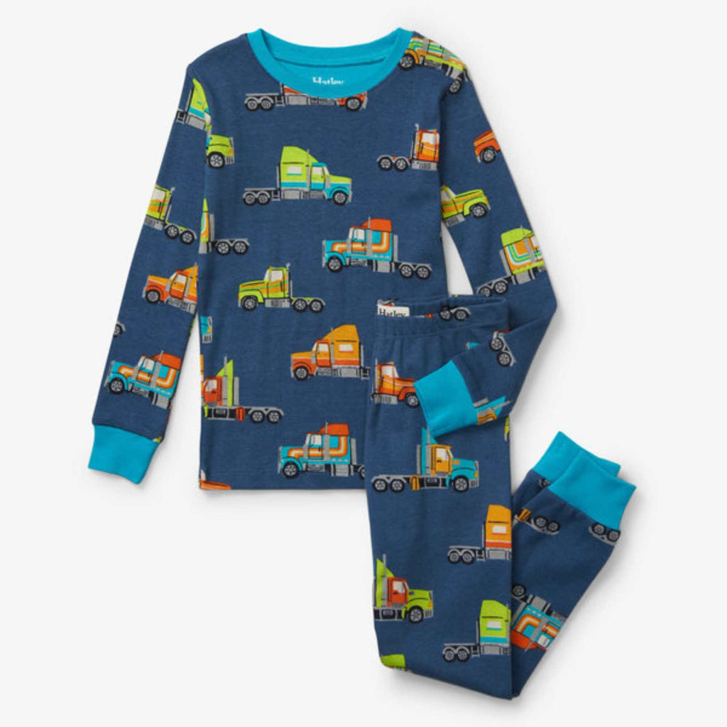 Hatley Big Rigs Boy Short Pyjamas Set