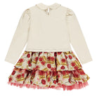 A Dee Clara Girls Cream Crown Frill Dress Back