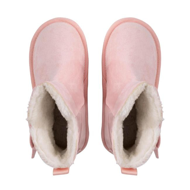 ADee Baby Pink Bow Detail Ugg Boots