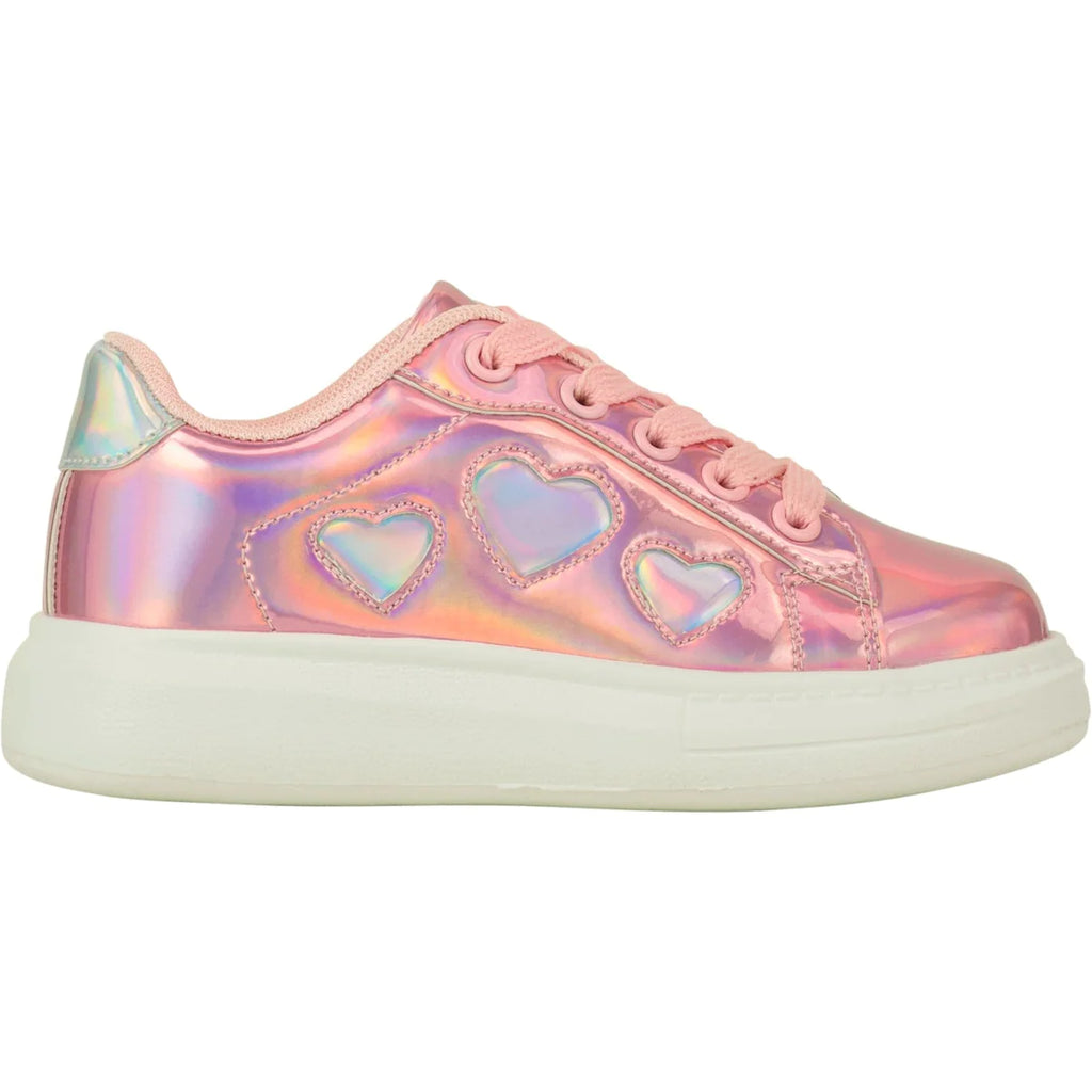 A Dee Queeny Girls Peony Pink Trainers