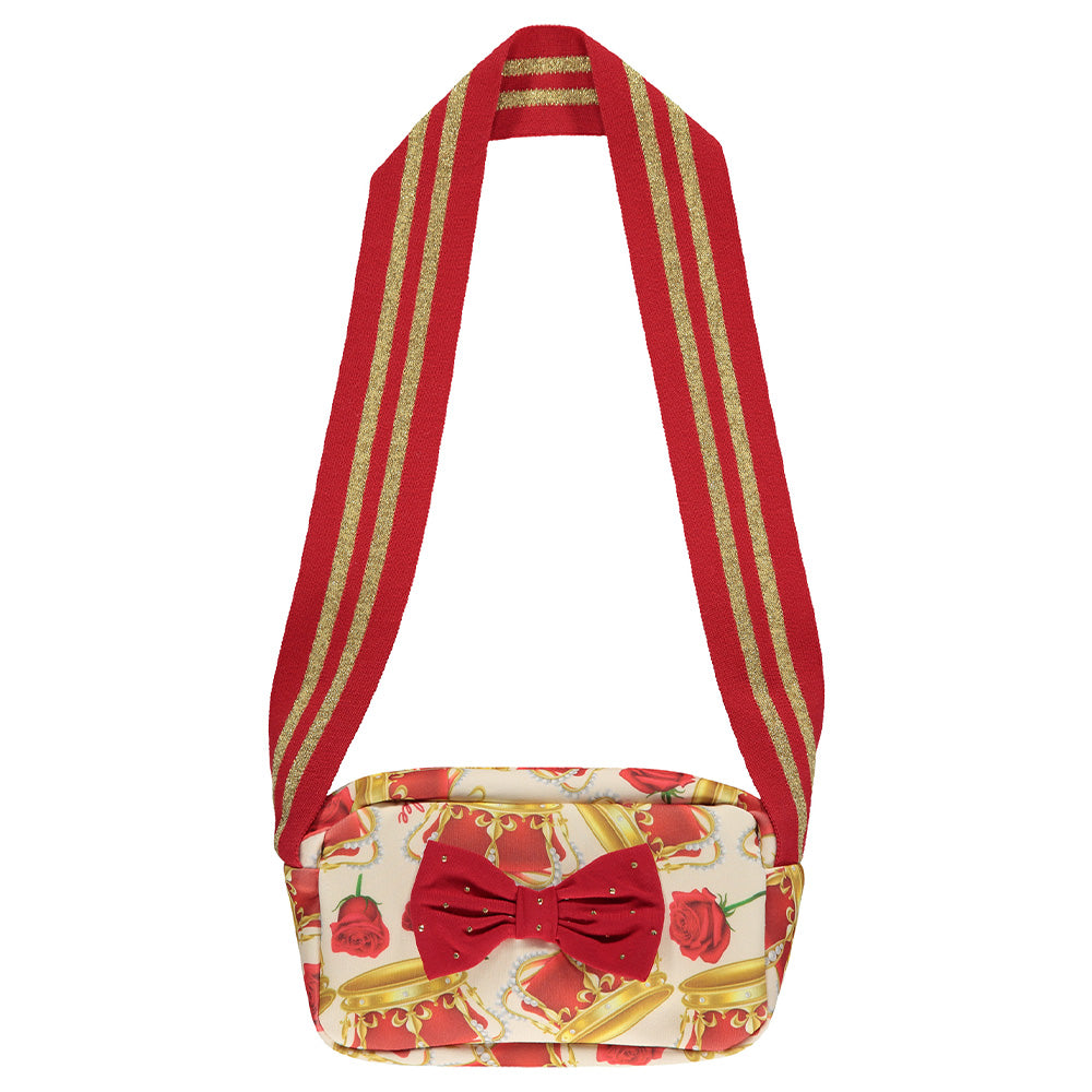 A Dee Red Cynthia Crown Bow Bag