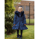 A Dee Serena Navy Girls Dressy Coat