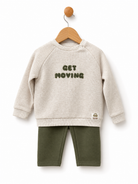 Babybol Get Moving 2 piece outfit gift set for baby boys & toddlers 