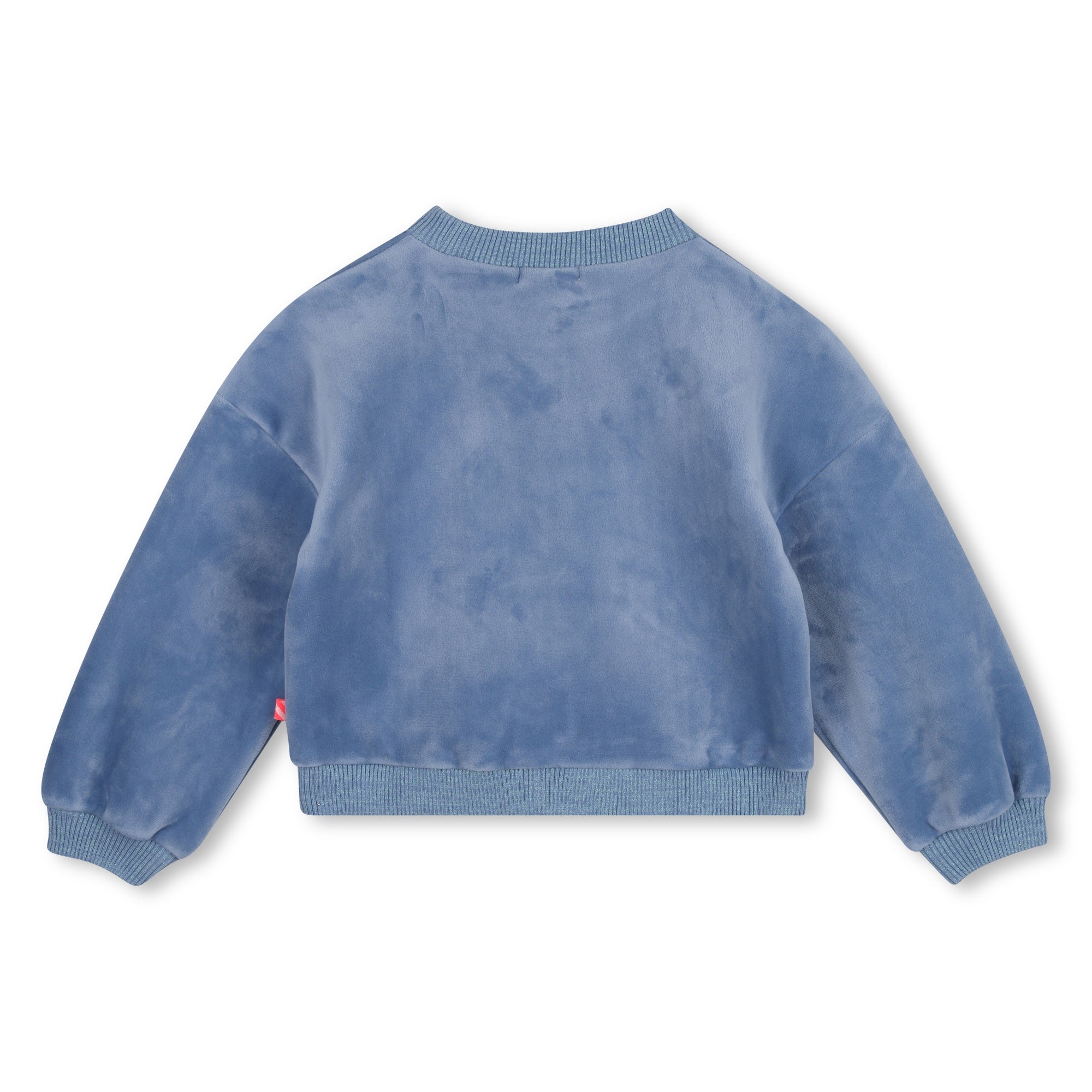 Billieblush girls blue heart sweatshirt back view