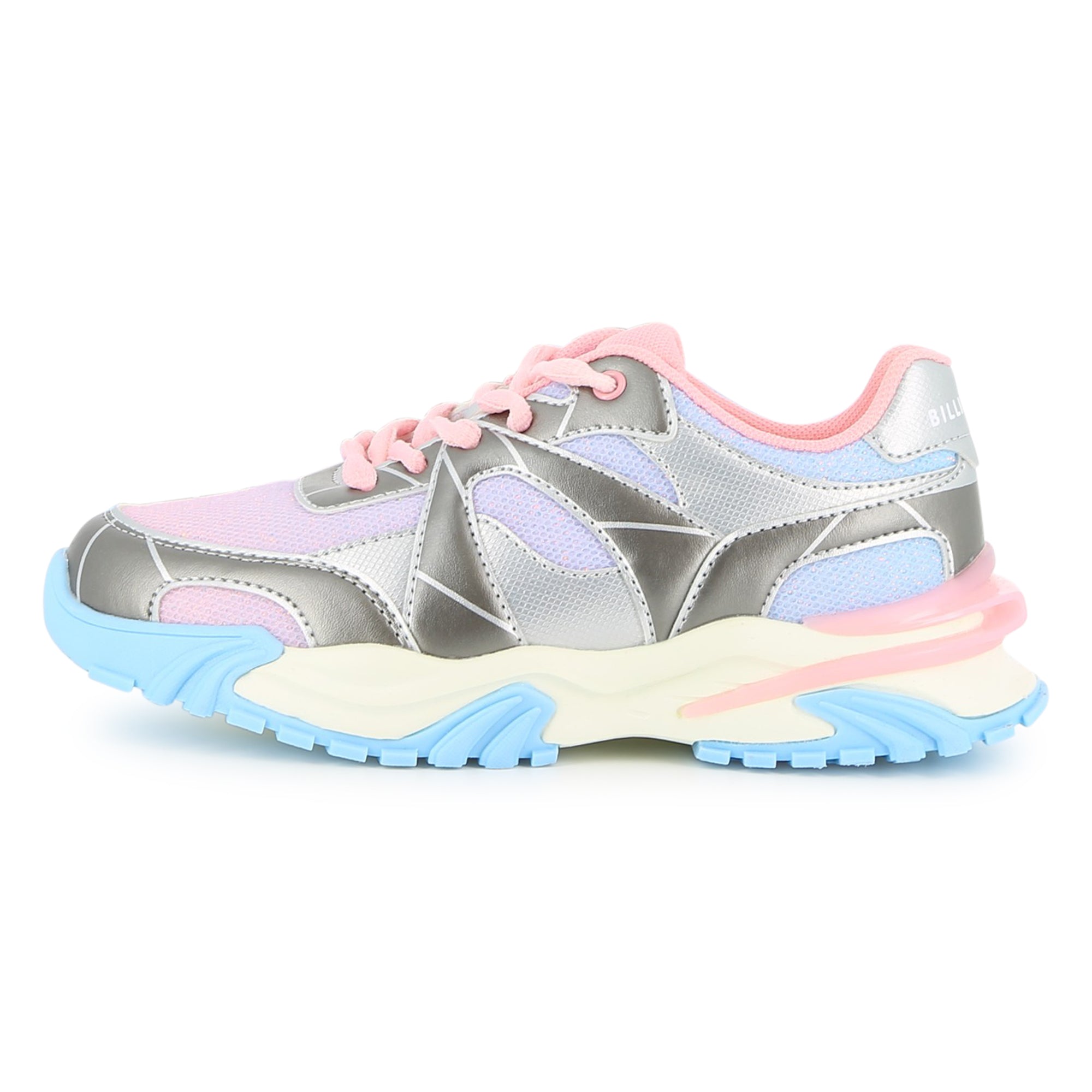 Billieblush girls multicolour chunky trainers opposite side view