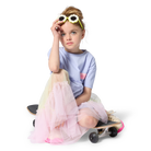 Billieblush girls ombre dress seated look tulle layers detail