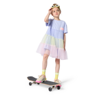 Billieblush girls dress outfit styled with trainers pastel tulle skirt