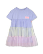Billieblush girls ombre tulle dress pastel tiered skirt front view