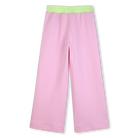 Billieblush girls pink joggers back view relaxed fit casual trousers