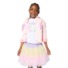 Billieblush girls full outfit pastel princes skirt and t shirt outfit